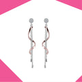 The Twirl Gold Plated Earrings For Girls (RG)