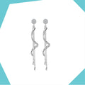 The Twirl Gold Plated Earrings For Girls (WG)