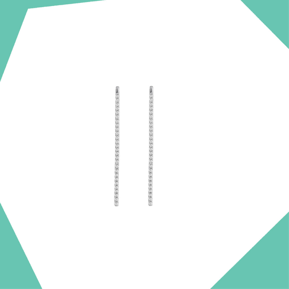 'Classic Streak Gold Plated Earrings For Girls (WG)