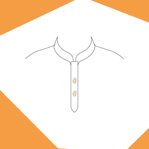 ALWAYS TOGETHER GOLD KURTA BUTTONS FOR BABY BOY