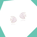 FINDING FLIPPER GOLD PLATED EARRINGS FOR GIRLS