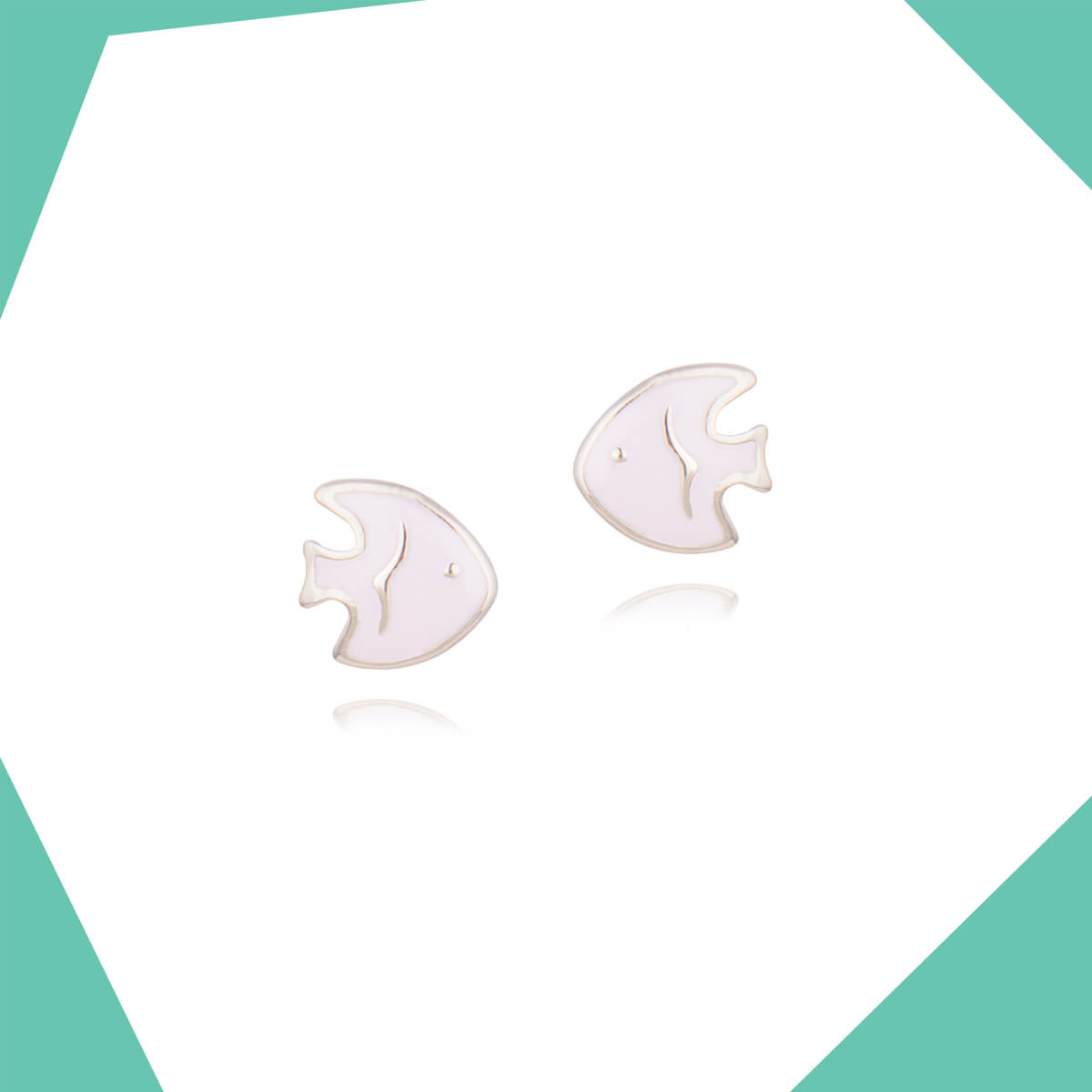 FINDING FLIPPER GOLD PLATED EARRINGS FOR GIRLS