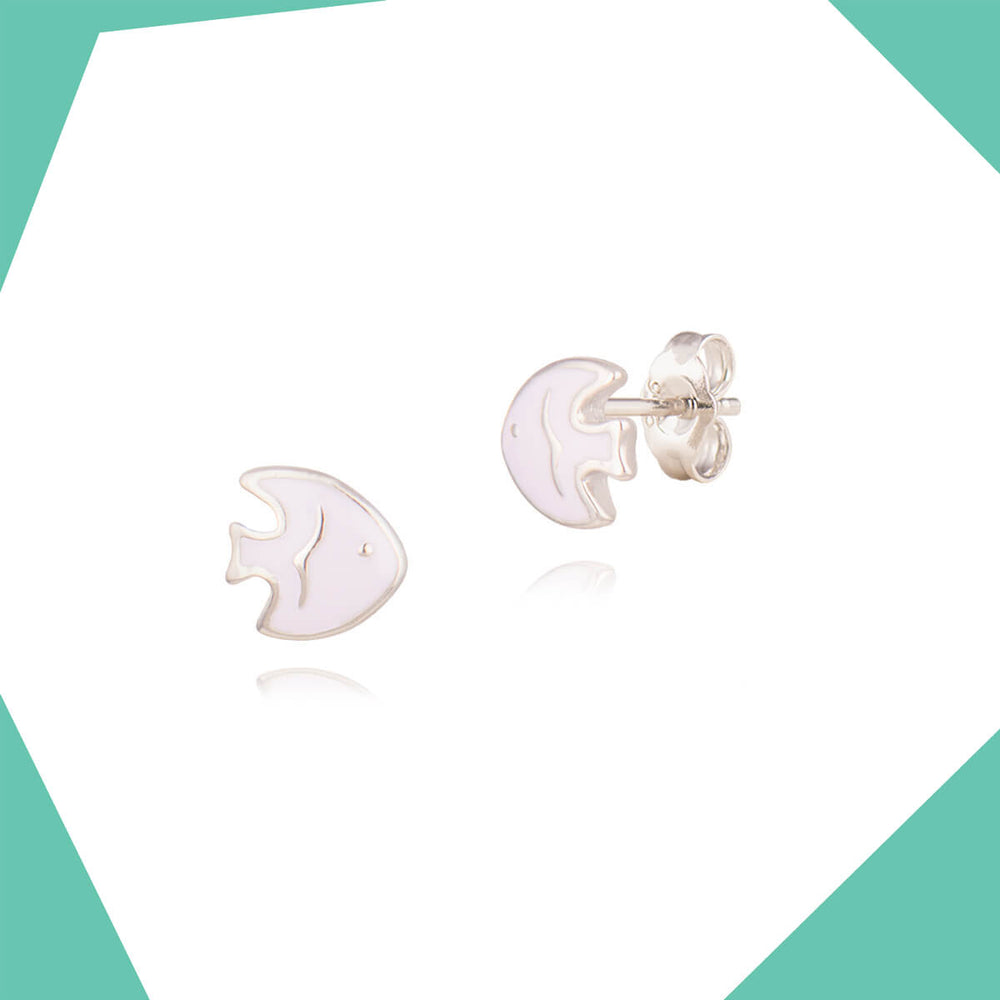 FINDING FLIPPER GOLD PLATED EARRINGS FOR GIRLS