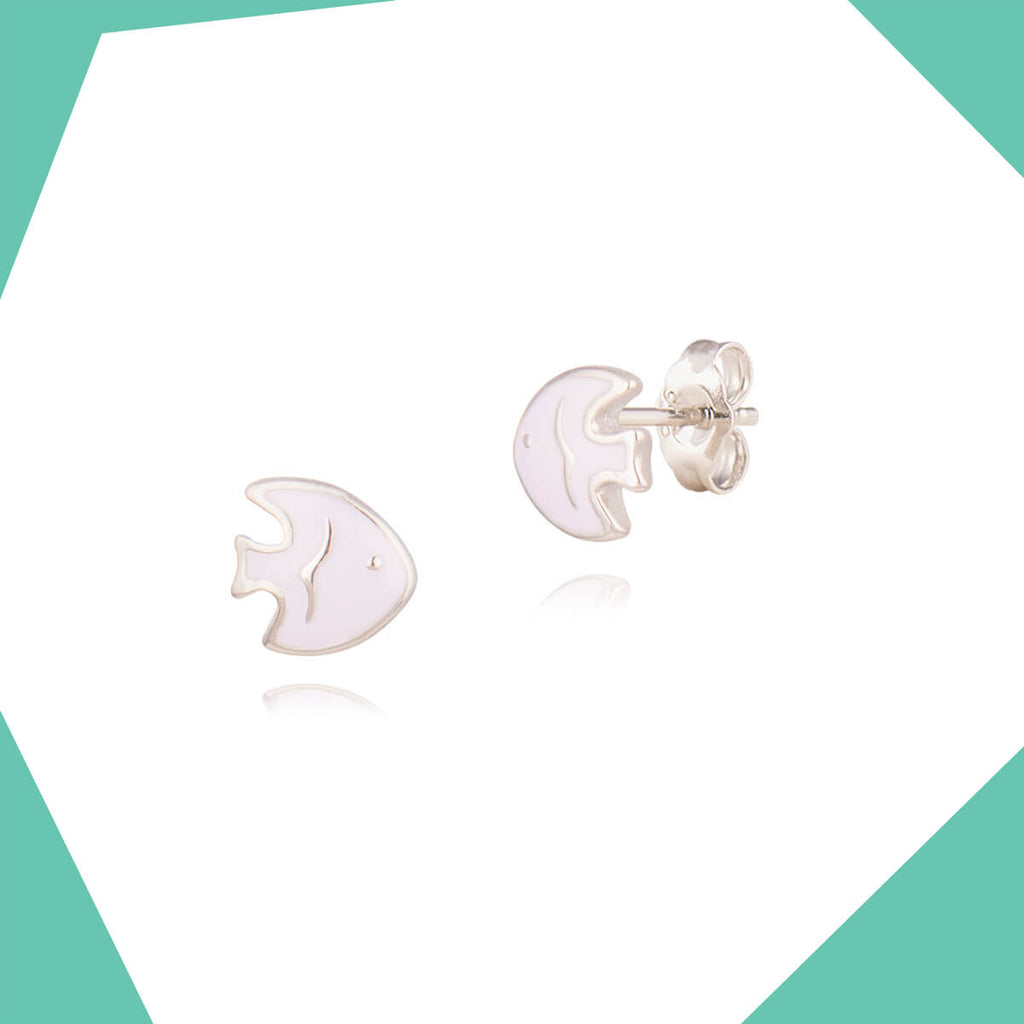 FINDING FLIPPER GOLD PLATED EARRINGS FOR GIRLS
