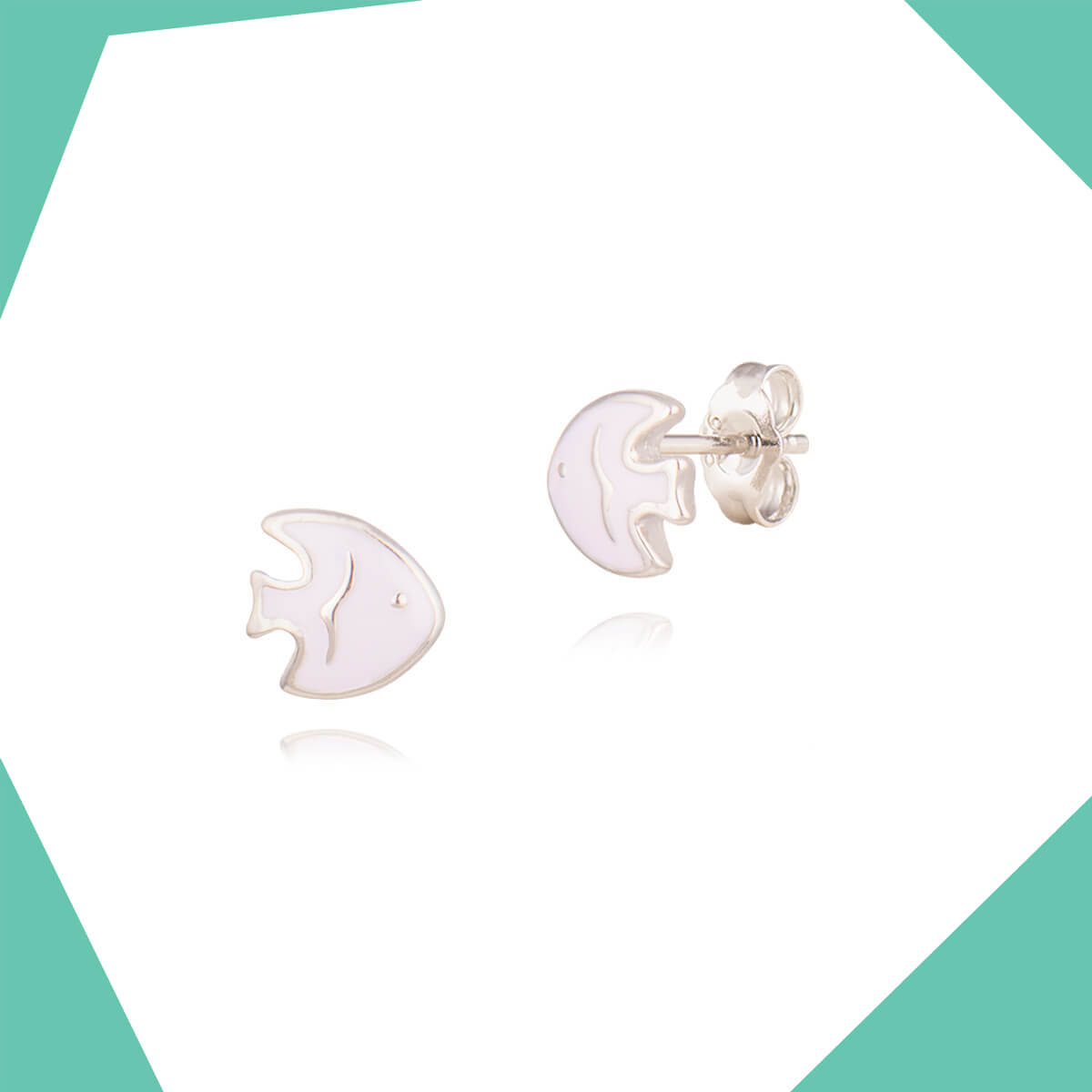FINDING FLIPPER GOLD PLATED EARRINGS FOR GIRLS