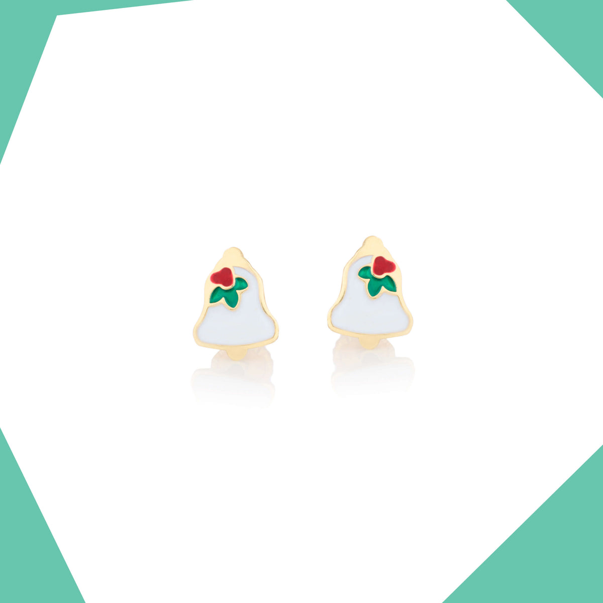 Bells Are Ringing 9kt Gold Earrings For Girls