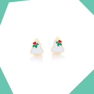 Bells Are Ringing 9kt Gold Earrings For Girls
