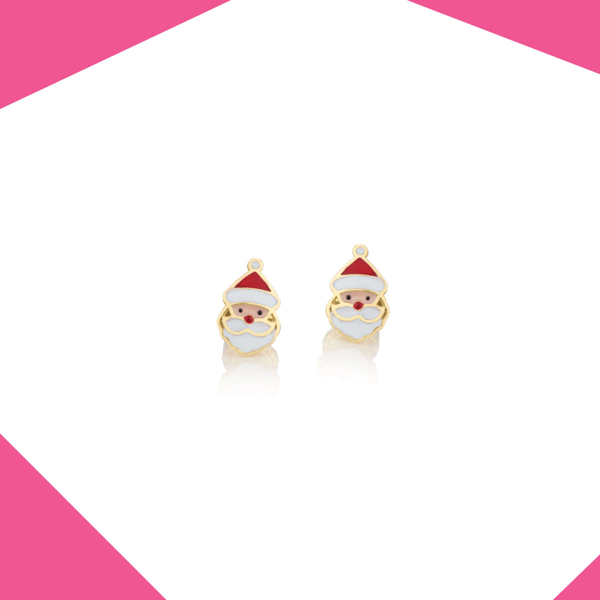 My Santa 9kt Gold Earrings For Girls
