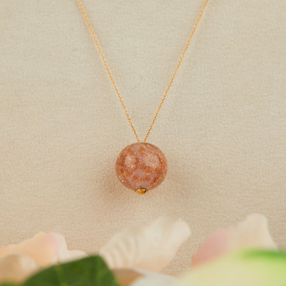 BEAUTIFUL BRIDESMAIDS - PINK GOLD NECKLACE FOR BABY GIRL