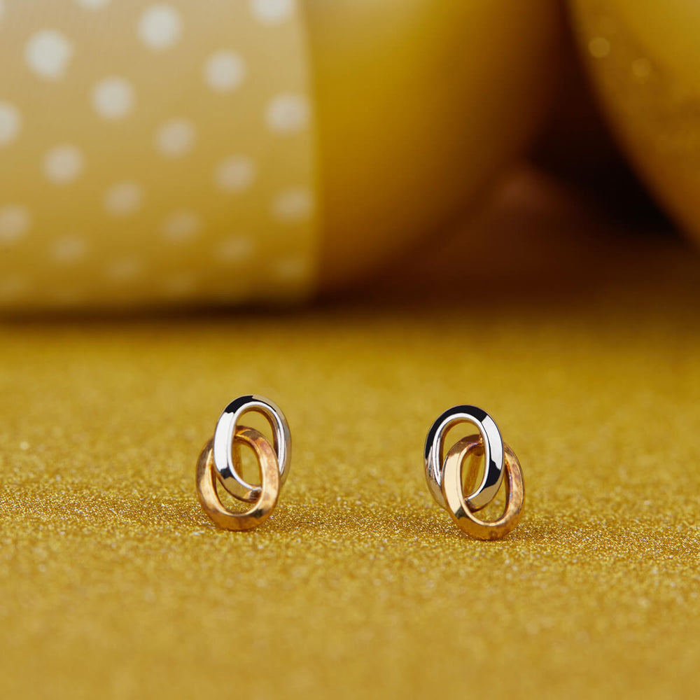 ALWAYS TOGETHER GOLD EARRINGS GOR BABY GIRL