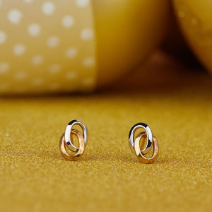 ALWAYS TOGETHER GOLD EARRINGS GOR BABY GIRL