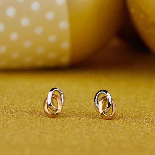 ALWAYS TOGETHER GOLD EARRINGS GOR BABY GIRL