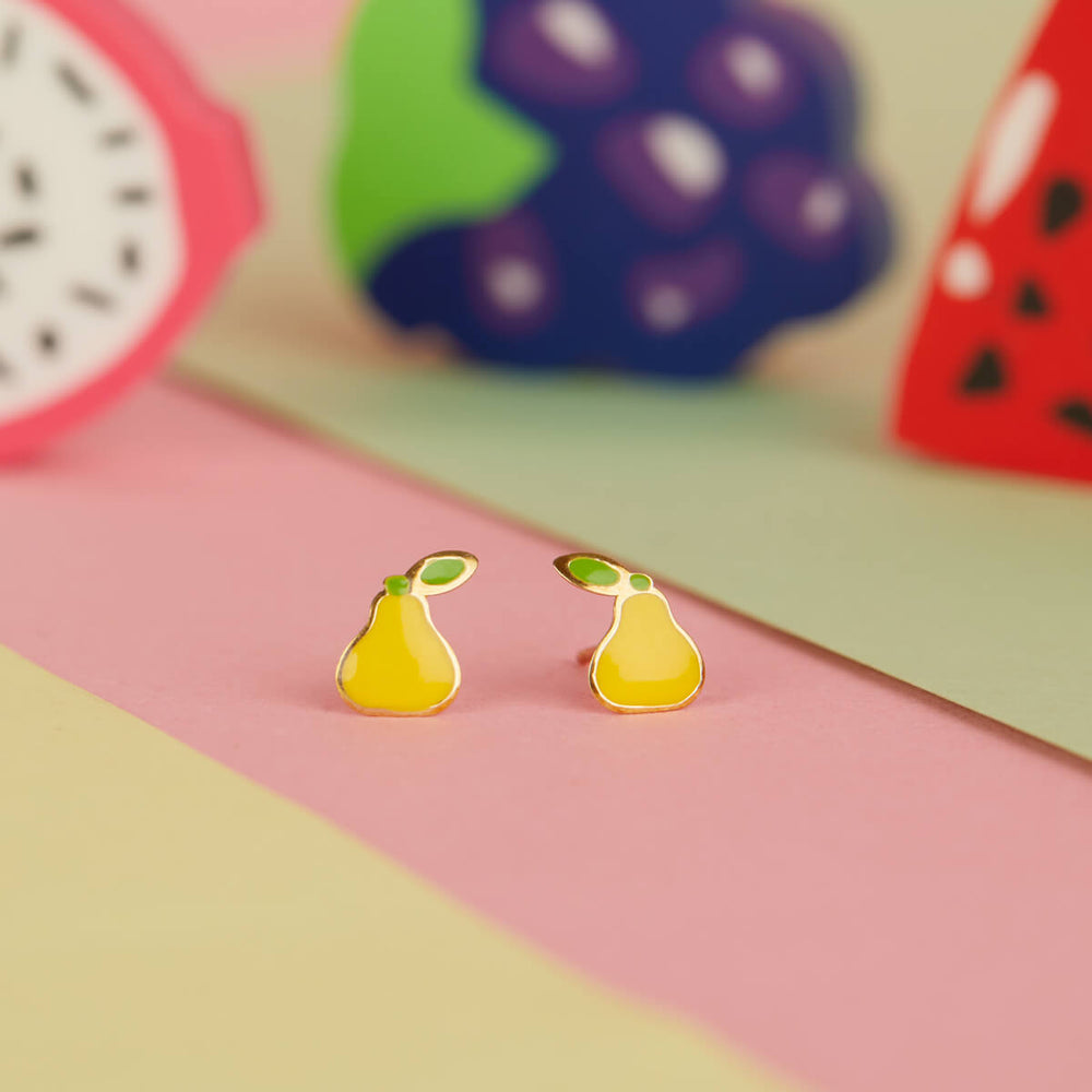THE PERFECT PEAR GOLD EARRINGS FOR BABY GIRL