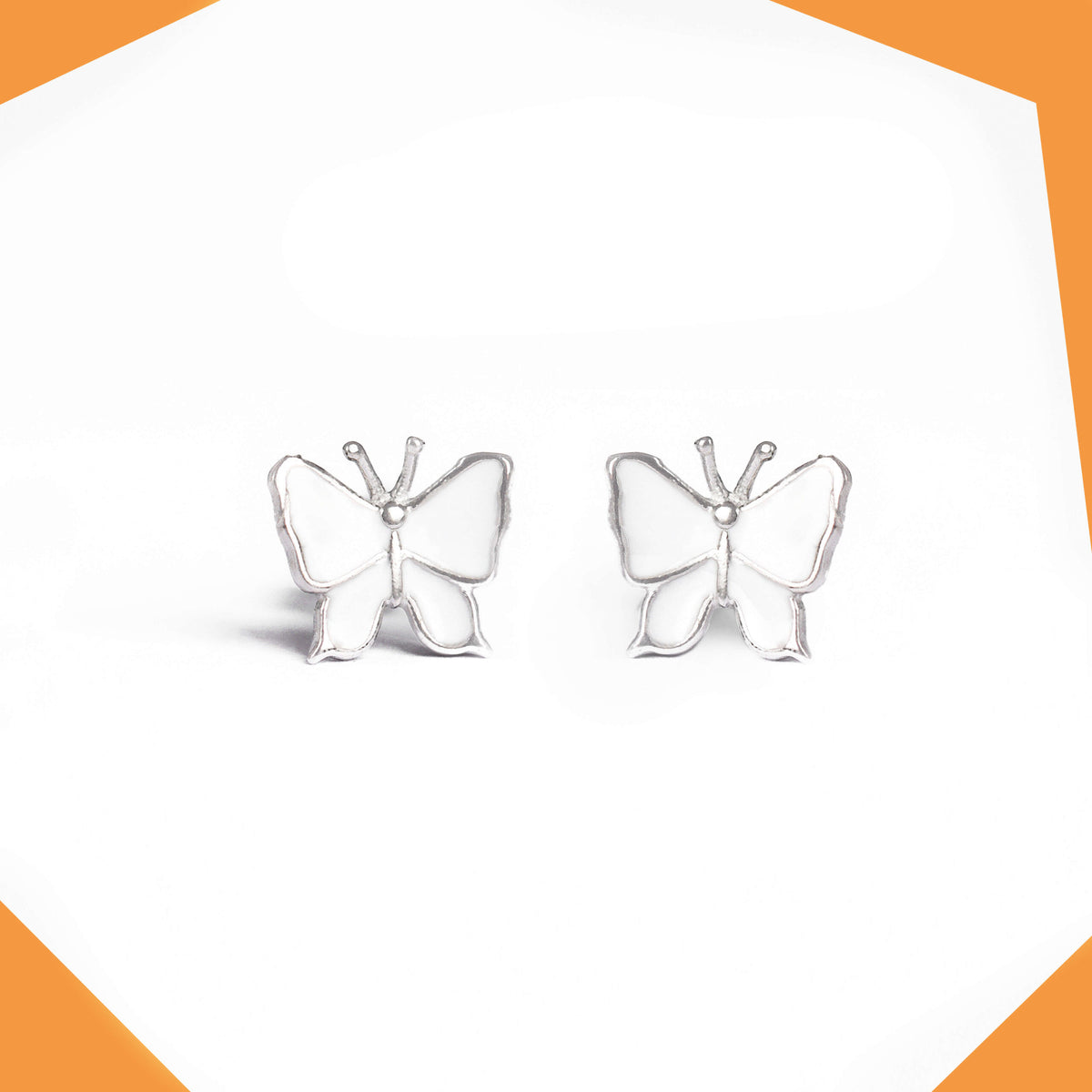 Butterfly Gold Plated Earrings For Girls