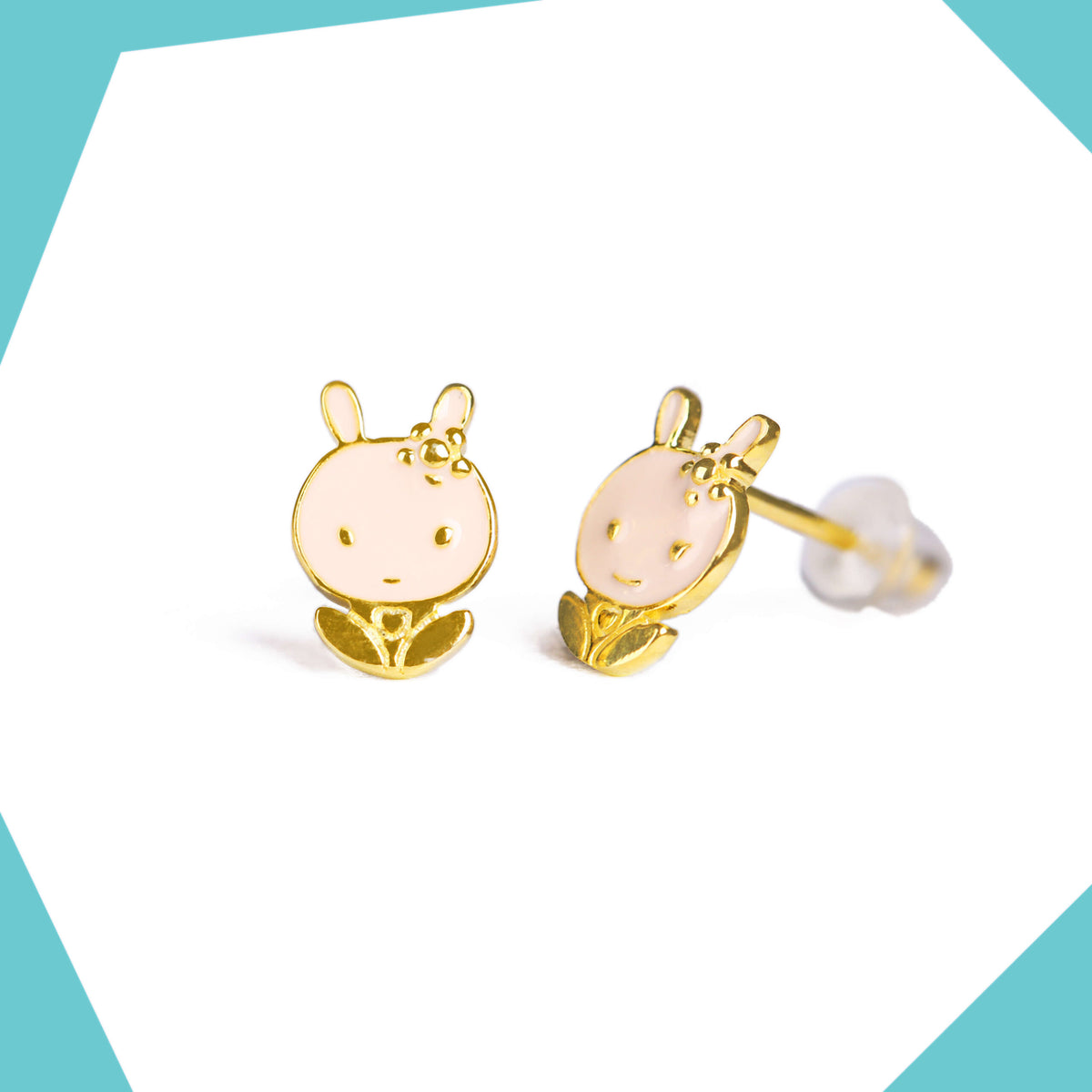 Baby Gold Plated Earrings For Girls