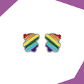 Animal Outline Gold Plated Earrings For Girls