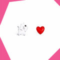 Kitty Love Gold Plated Earrings For Girls