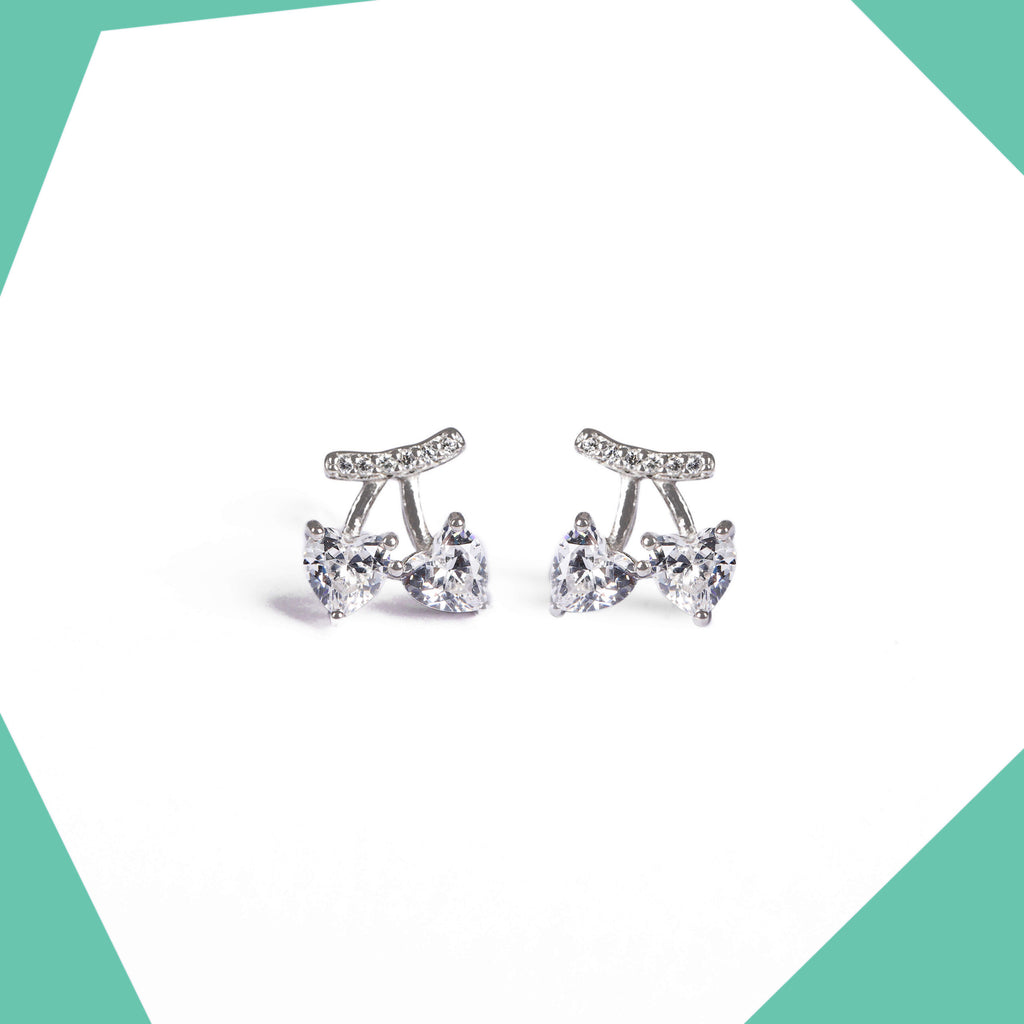 Hearts on a Vine Gold Plated Earrings For Girls (WG)