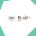 Tiny Heart Gold Plated Earrings For Girls (WG)
