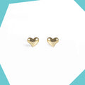 Tiny Heart Gold Plated Earrings For Girls (YG)
