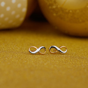 INFINITY GOLD EARRINGS FOR BABY GIRL