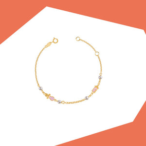 IT'S A GIRL !! GOLD BRACELET
