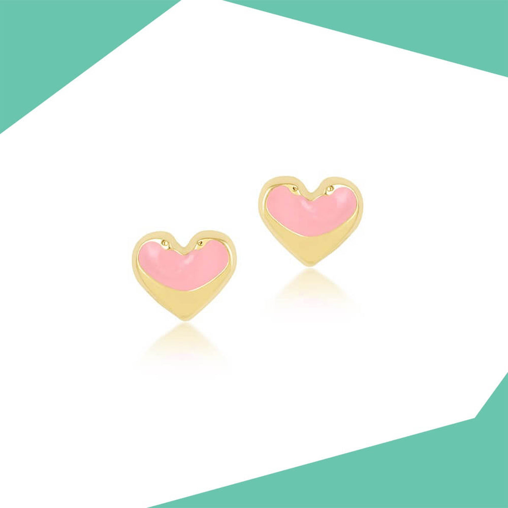 LITTLE HEARTS GOLD EARRINGS FOR BABY GIRL