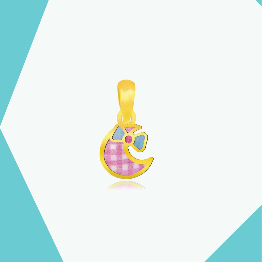 PAPA, PLEASE GET THE MOON FOR ME GOLD PENDANT FOR BABY GIRL