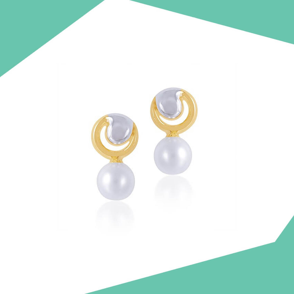 PEARL PARTY DROPS  GOLD AND PEARL  EARRINGS FOR BABY GIRL