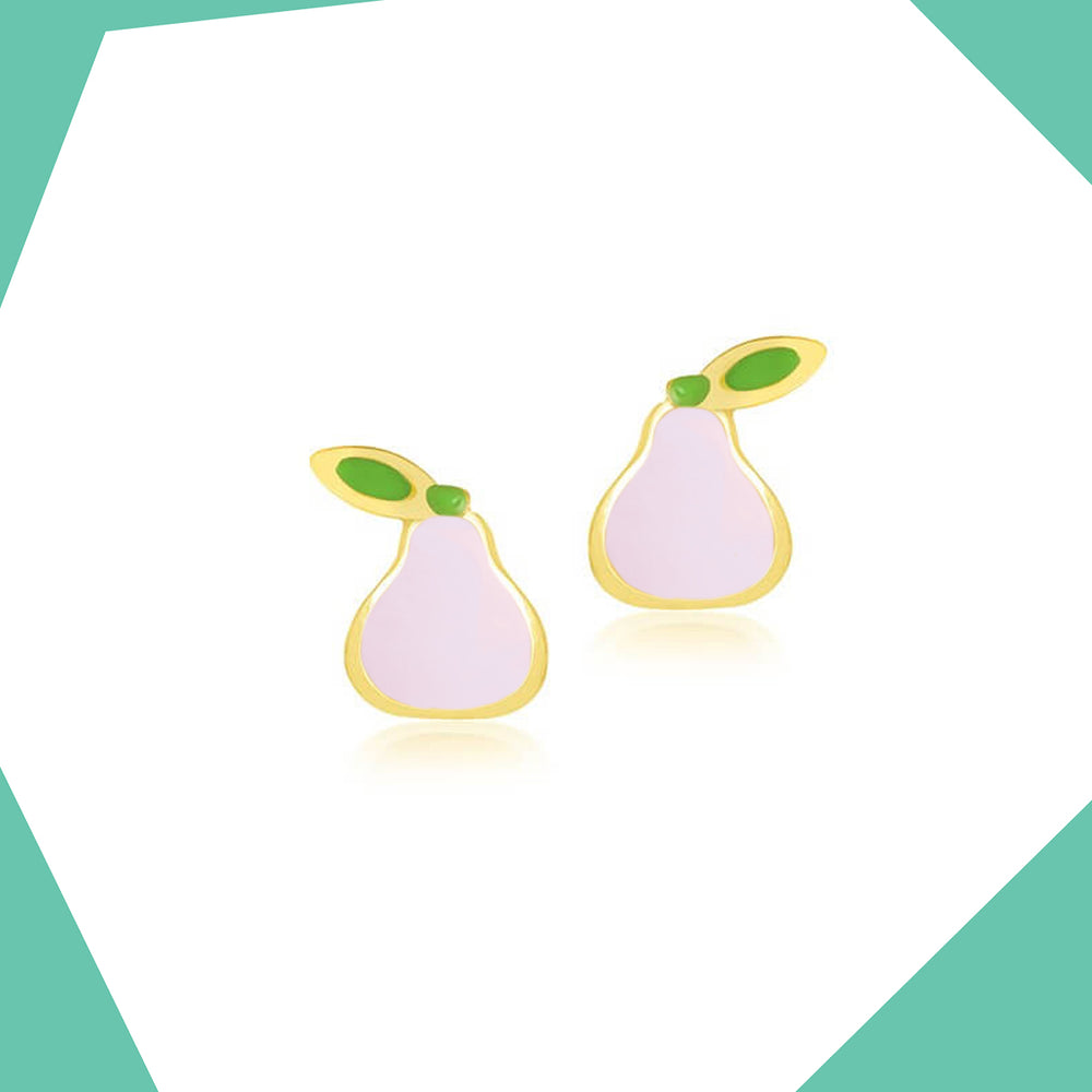 THE PERFECT PEAR GOLD EARRINGS FOR BABY GIRL