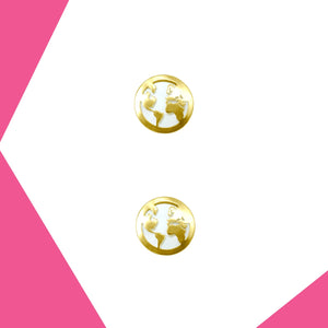 THE WORLD IN MY GRASP GOLD KURTA BUTTONS FOR BABY BOY