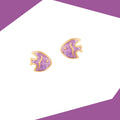 FINDING FLIPPER GOLD PLATED EARRINGS FOR GIRLS
