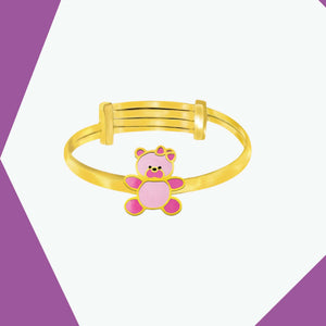 HUSH HUSH LITTLE BEAR 1 GOLD RING FOR BABY GIRL