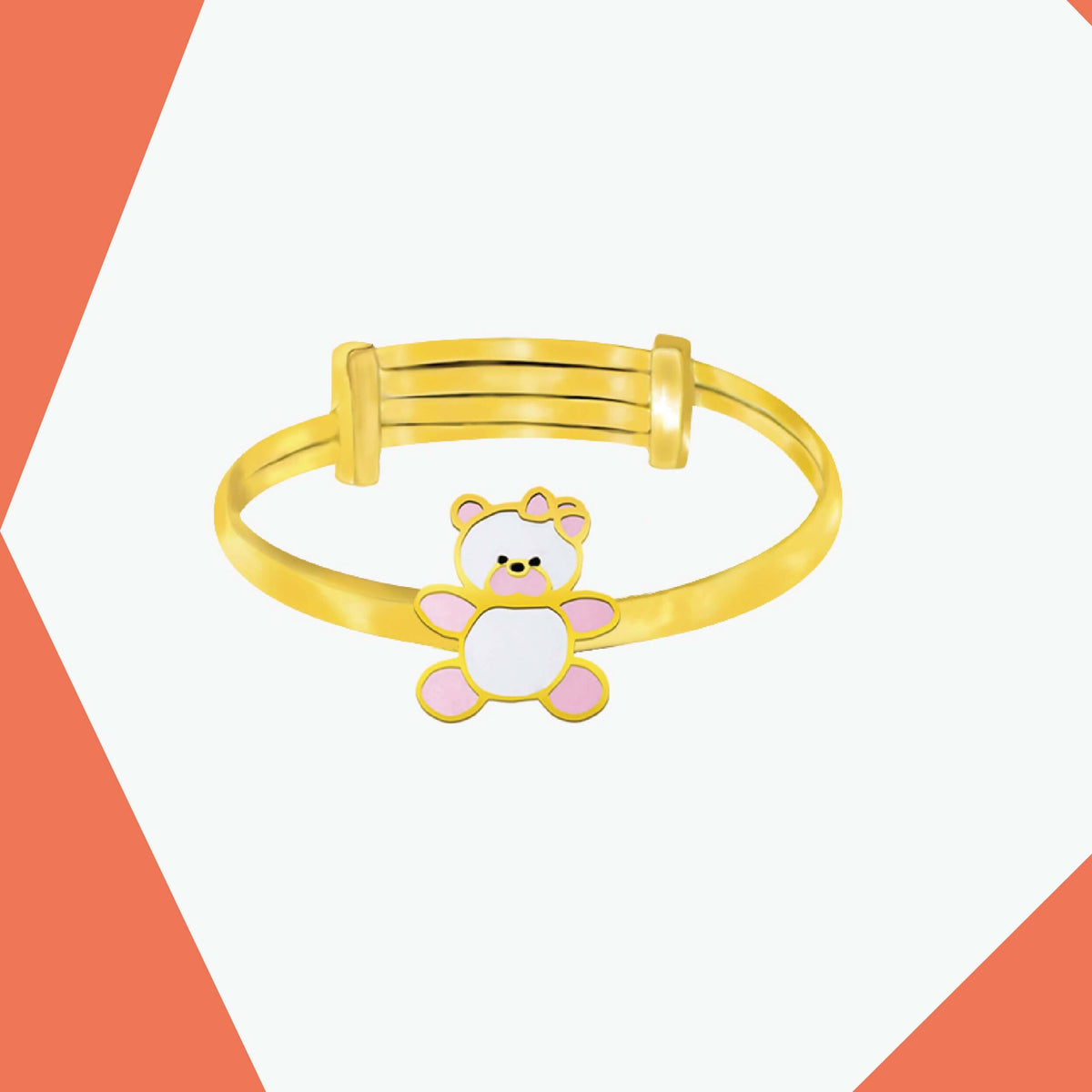 HUSH HUSH LITTLE BEAR 2 GOLD RING FOR BABY GIRL