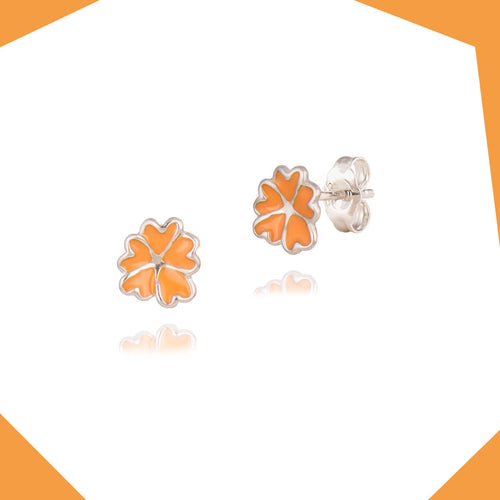AUTUMN LEAVES GOLD PLATED EARRINGS FOR GIRLS